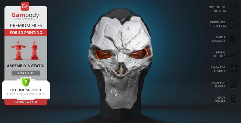 Mask of the Death 3D Printing Cosplay Stuff | Static
