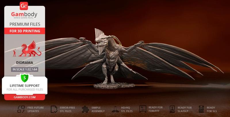 Toruk 3D Printing Figurine | Assembly