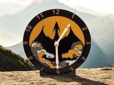 Fourth Wing Inspired Dragon Clock