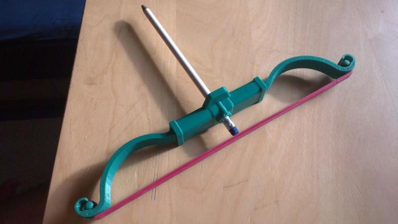 Rubber-Band Bow & Arrow stronger Version, no glue