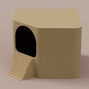 Hexagonal Hamster Bath with Lid