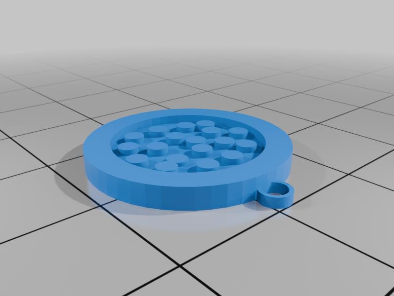 Pepperoni Pizza Keychain