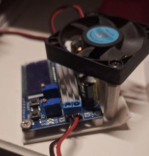 Fan Mount for buck boost converter