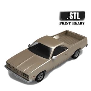 STL printable Chevy El Camino Fifth generation