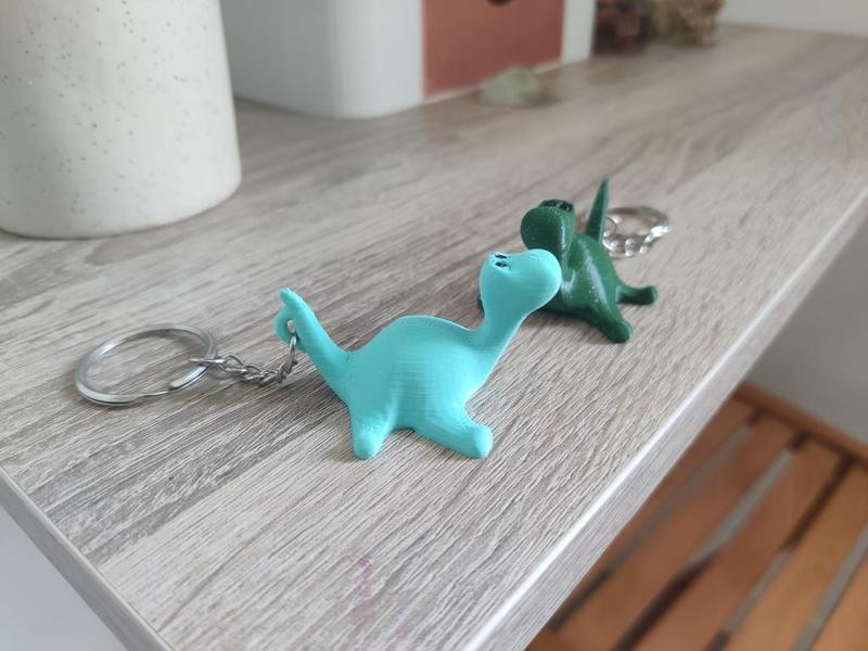 Dinosaur keychain