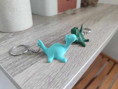 Dinosaur keychain