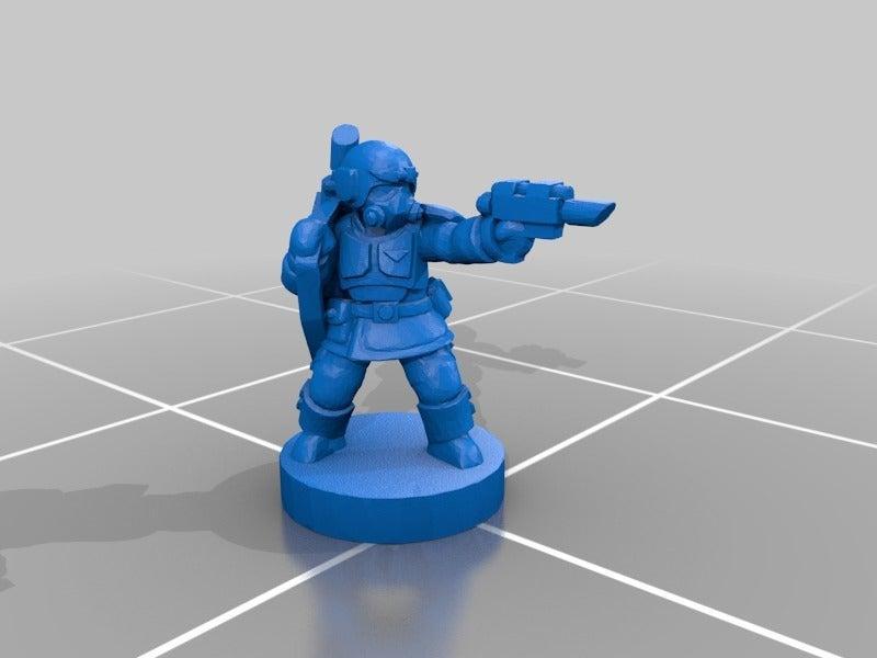 6mm Empire Star Army, Acadian Infantry