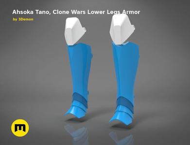 Ahsoka Tano Clone Wars Lower Legs Armor