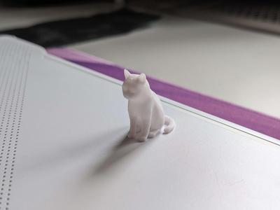 Sitting Cat Upright