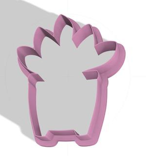 Pot plant cookie cutter