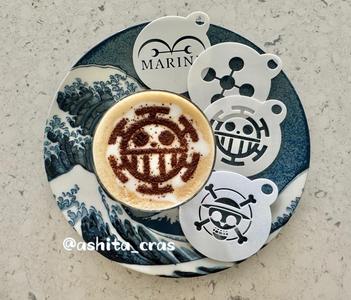 Latte Art Stencil – One Piece – Quick Print