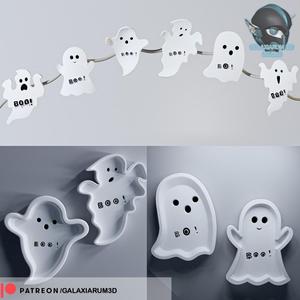 Halloween Ghost Boo Decor and Ashtray