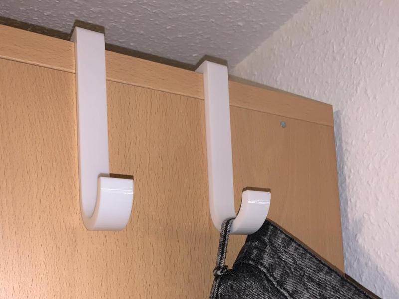 Clothes hooks for wardrobes