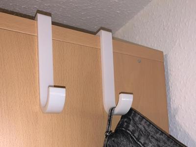 Clothes hooks for wardrobes