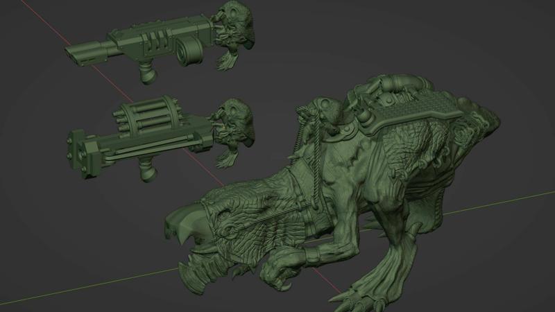 Gnaar Locks Mounted Hunters