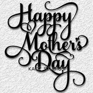 happy mothers day sign holiday wall art pretty moms days wall decor