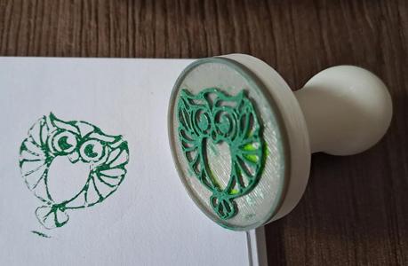 Owl stamp