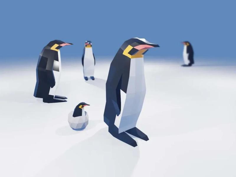 Low Poly Penguin