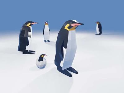 Low Poly Penguin