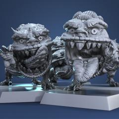 Squiggly Beasts 3D Printing Miniatures | Static