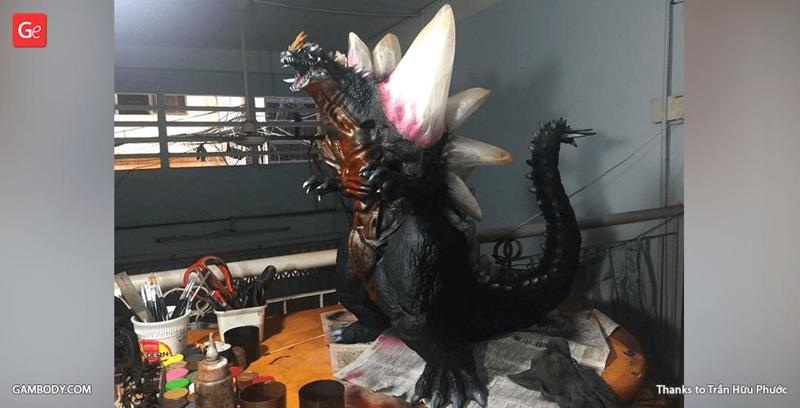 Space Godzilla 3D Printing Figurine | Assembly