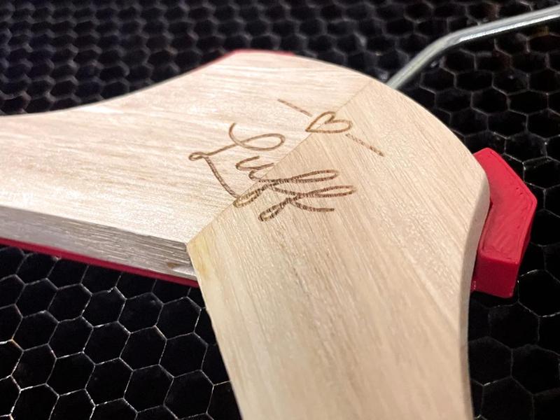 Wooden Hanger Laser Jig