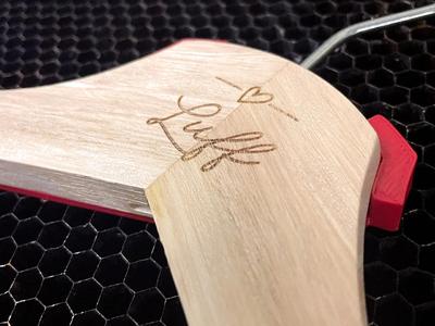 Wooden Hanger Laser Jig
