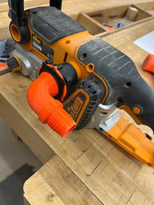 Belt sander Vacuum Adapter