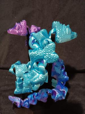 Lizard Dragon – flexi fidget toy – articulated – print in place