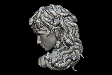 Medusa Bas-Relief