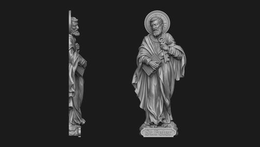 Saint Peter Bas-Relief