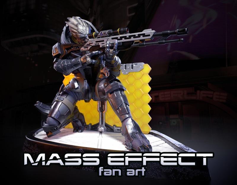 Mass Effect Fanart – Garrus Vakarian 3d print figurine