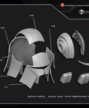 Starkiller helmet and claws