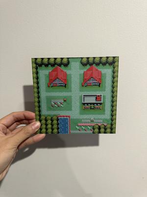 Pallet Town – HueForge Print