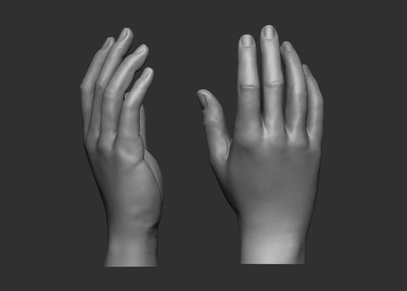Female hand pose 1