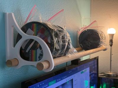 Filament Spool Dovetail Wall Bracket