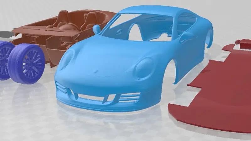 Porsche 911 Carrera GTS Coupe 2015 Printable Car