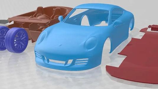 Porsche 911 Carrera GTS Coupe 2015 Printable Car