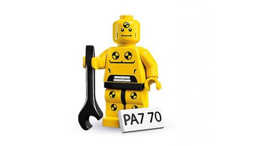 3D print minifigure - 8683-8 Demolition-Dummy