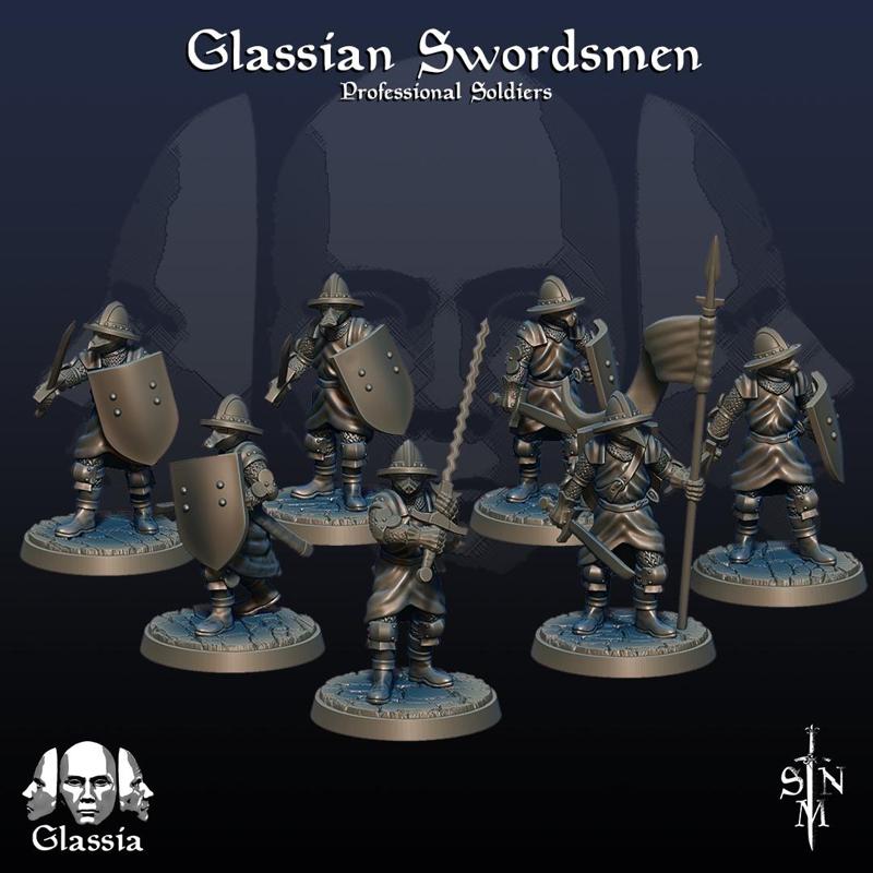 Glassian Swordsmen