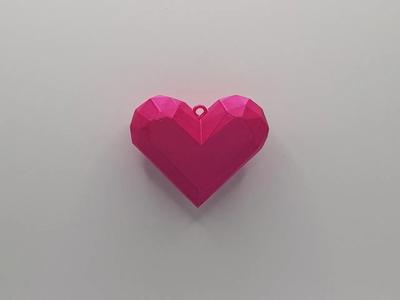 Low Poly Heart Keychain (Remix)