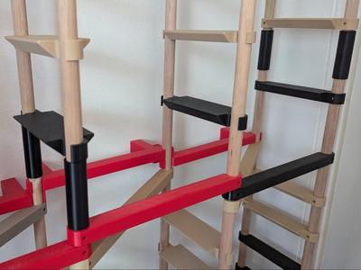 Slim Modular Filament Rack - No Screws