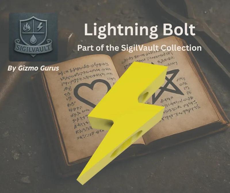 Lightning Bolt Bead – SigilVault Series   
