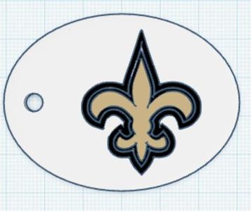 Saints Keychain   
