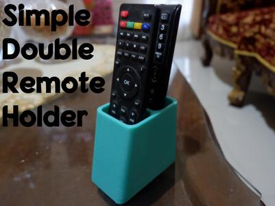 Simple Double Remote Holder