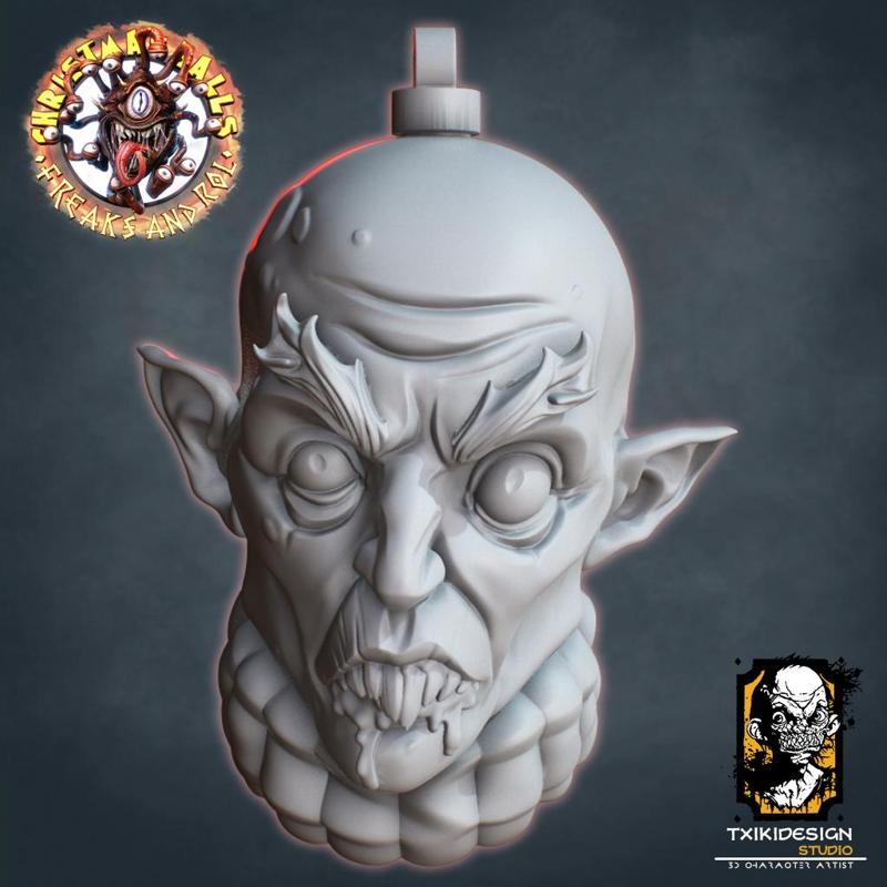 Nosferatu Christmas Balls Freak&Rol