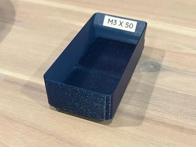 1×2 Short Vase Mode Gridfinity Bin With Magnets