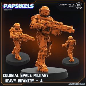 HUMAN SPACE MILITARY HEAVY INFANTRY A
