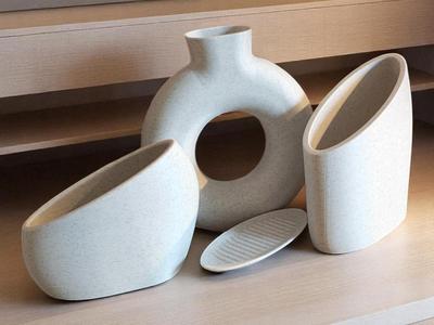 Vase design decoration set