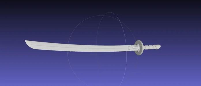 3D-Printable Asterisk War Toudou Sword And Sheath Cosplay Props